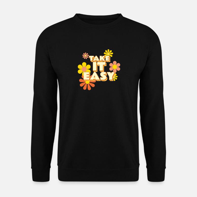 Take it Easy - Unisex Pullover - Schwarz