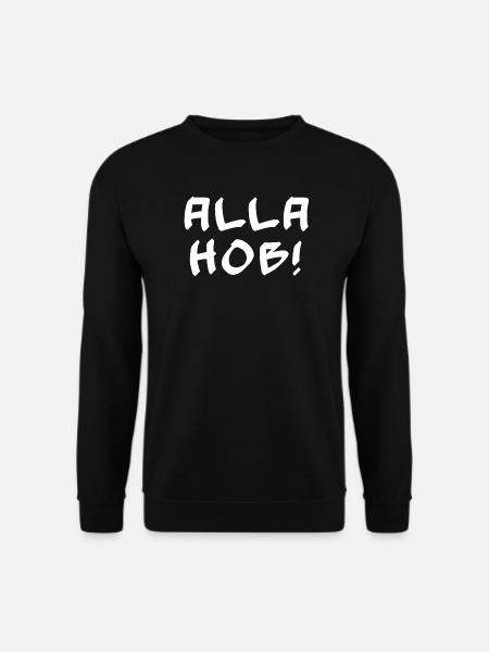 Alla Hopp Dialekt Spruch Pfälzer Mundart Region - Unisex Pullover - Schwarz