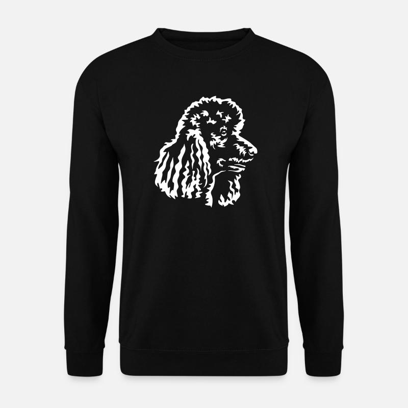 Poodle Head "Black Edition" - Unisex Sweatshirt - black