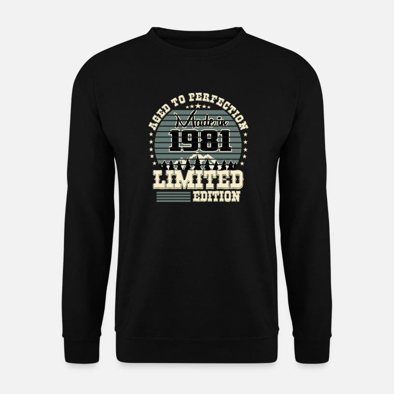 1981 Limited Edition - Unisex Pullover - Schwarz