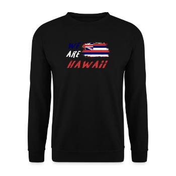 Nous sommes Hawaï - Sweat-shirt Unisexe - noir - Devant - Alina (178cm) & Michal (187cm)