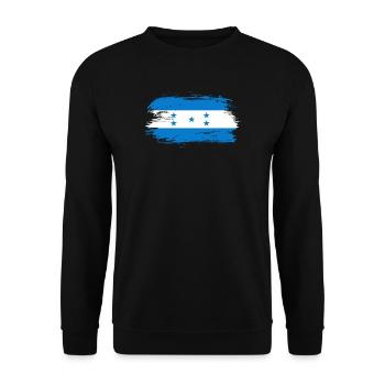 Honduras flag - Unisex Sweatshirt - black - Front - Alina (178cm) & Michal (187cm)