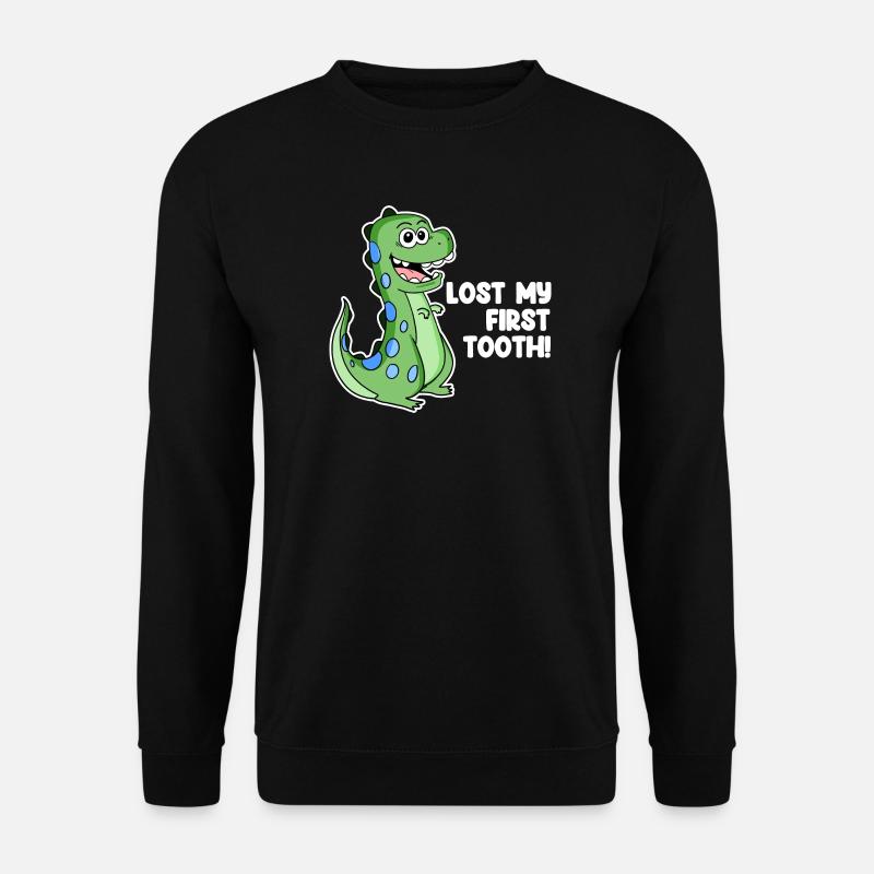 Dino Tooth Gap Dent de lait pour tout-petits - Sweat-shirt Unisexe - noir
