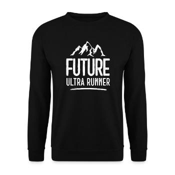 Future Ultra Runner - Unisex Pullover - Schwarz - Vorne - Alina (178cm) & Michal (187cm)