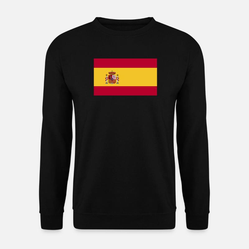 Spanien Flagge - Unisex Pullover - Schwarz
