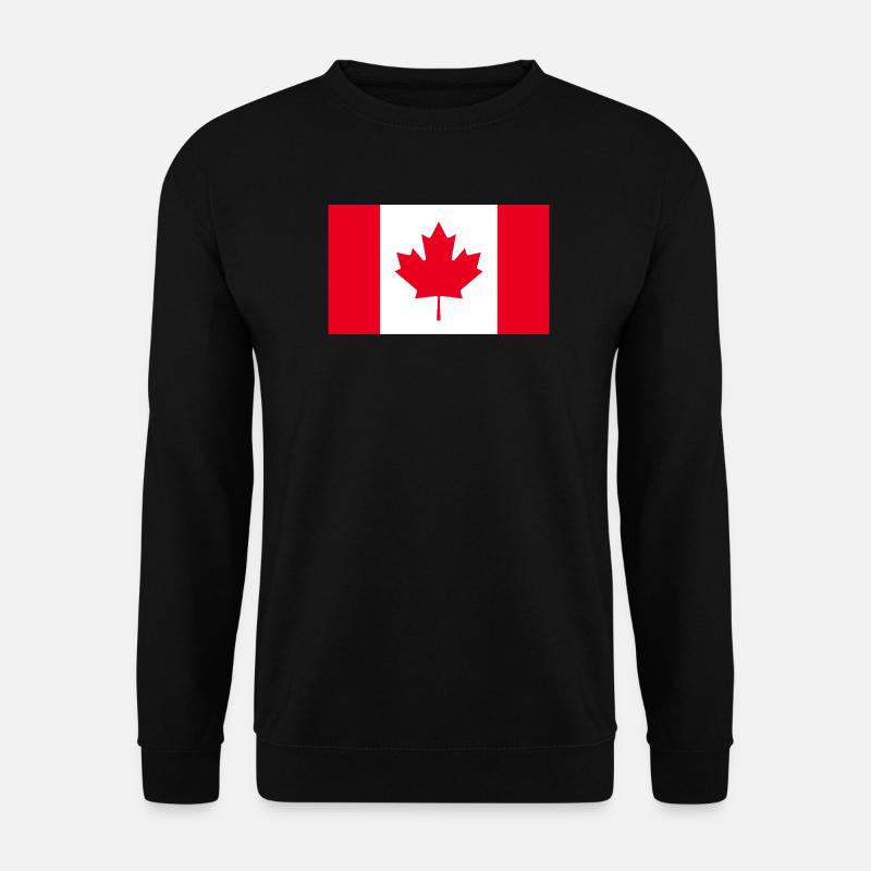 Canada Flag - Unisex Sweatshirt - black