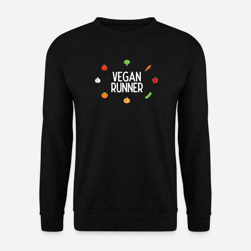 Vegan Runner - Unisex Sweatshirt - black