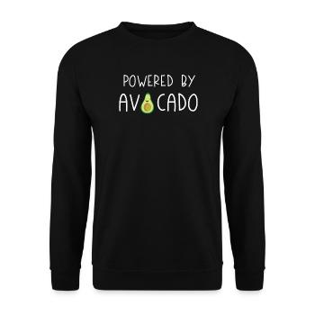 Propulsé par Avocado - Sweat-shirt Unisexe - noir - Devant - Alina (178cm) & Michal (187cm)