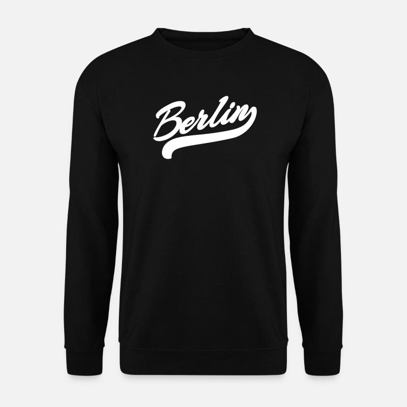 Berlin Retro - Unisex Pullover - Schwarz