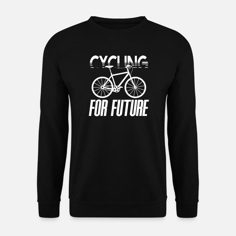 Cycling for Future Fahrrad Radfahrer Klimawandel - Unisex Pullover - Schwarz