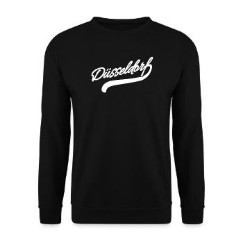 Dusseldorf Retro - Unisex Sweatshirt - black - Front - Alina (178cm) & Michal (187cm)