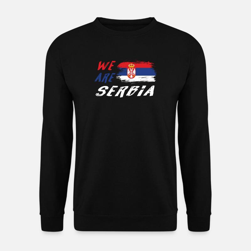 Wir sind Serbien - Unisex Pullover - Schwarz