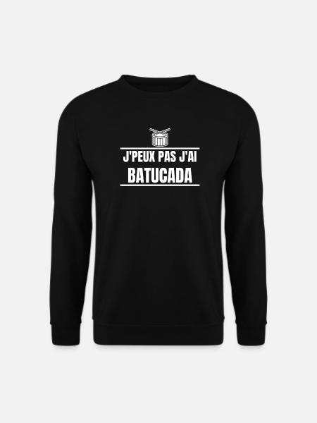 batucada, samba, carnaval de rio, percussion - Sweat-shirt Unisexe - noir