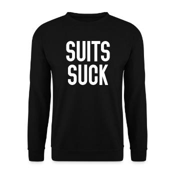 Costumes Suck - Sweat-shirt Unisexe - noir - Devant - Alina (178cm) & Michal (187cm)