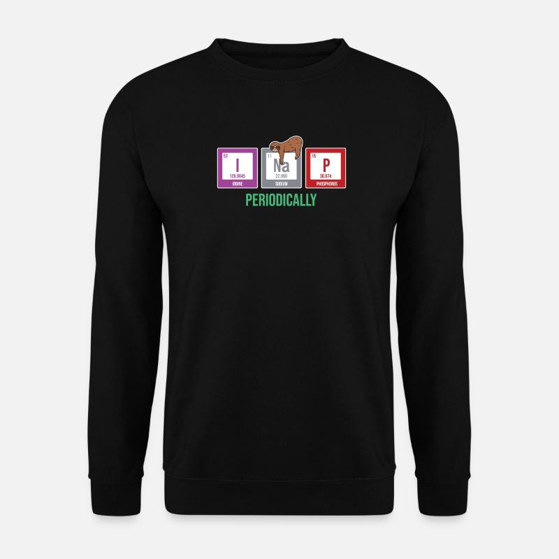 Sleeping Sloth Animal Statement Mammal - Unisex Sweatshirt - black