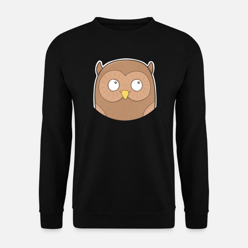 Eule - Unisex Pullover - Schwarz