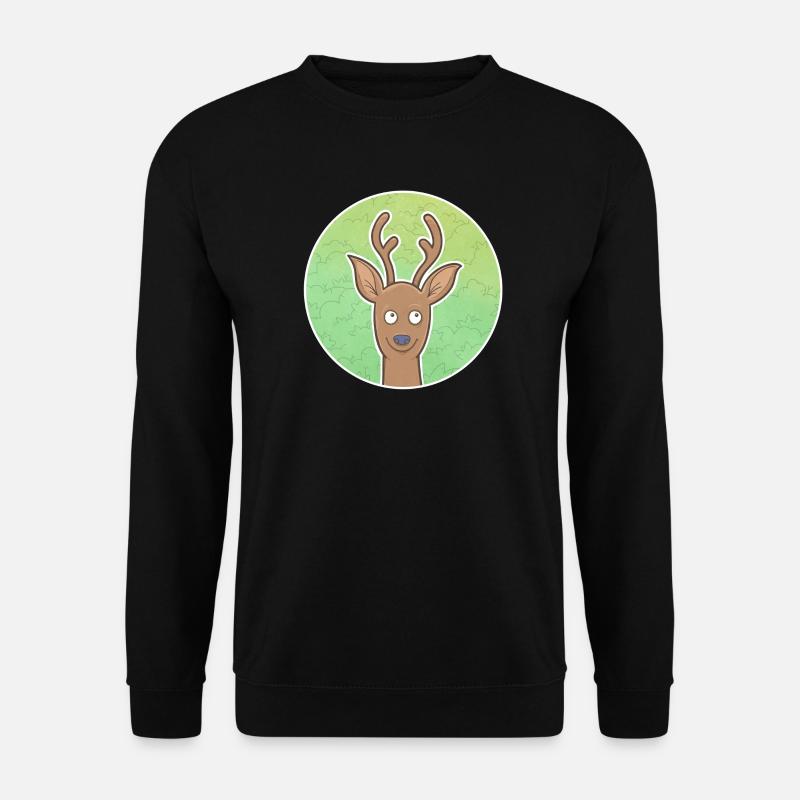 Rehbock - Unisex Pullover - Schwarz