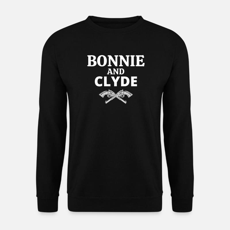 Bonnie und Clyde, Bonnie, Clyde - Unisex Pullover - Schwarz