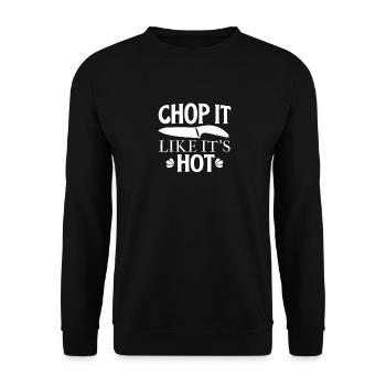 Chef - Unisex Sweatshirt - black - Front - Alina (178cm) & Michal (187cm)