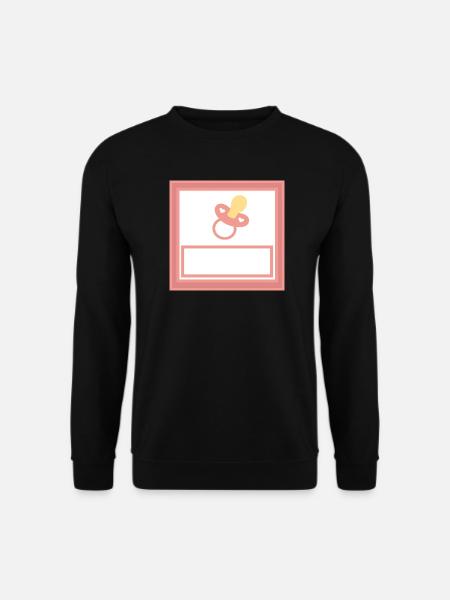 Personalize your own baby template - Unisex Sweatshirt - black