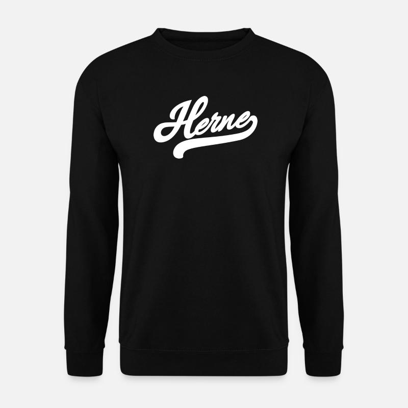 Herne Rétro - Sweat-shirt Unisexe - noir