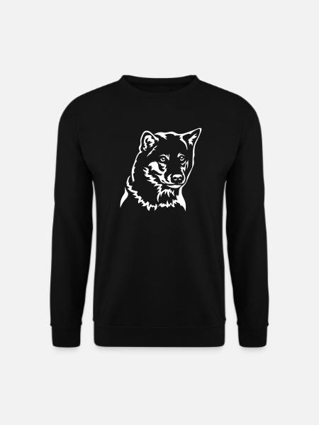 Shiba Head "Black Edition" - Unisex Sweatshirt - black