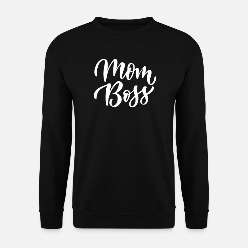 Mom Bos.s - Unisex Sweatshirt - black