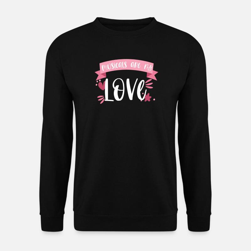 musical theater actress singing gift - Unisex Sweatshirt - black