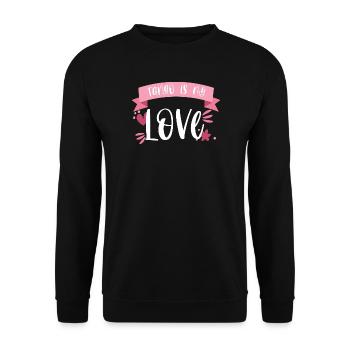 Tange Dancer - Tango is my Love! Gift - Unisex Sweatshirt - black - Front - Alina (178cm) & Michal (187cm)