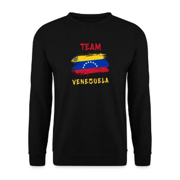 équipe du Venezuela - Sweat-shirt Unisexe - noir - Devant - Alina (178cm) & Michal (187cm)