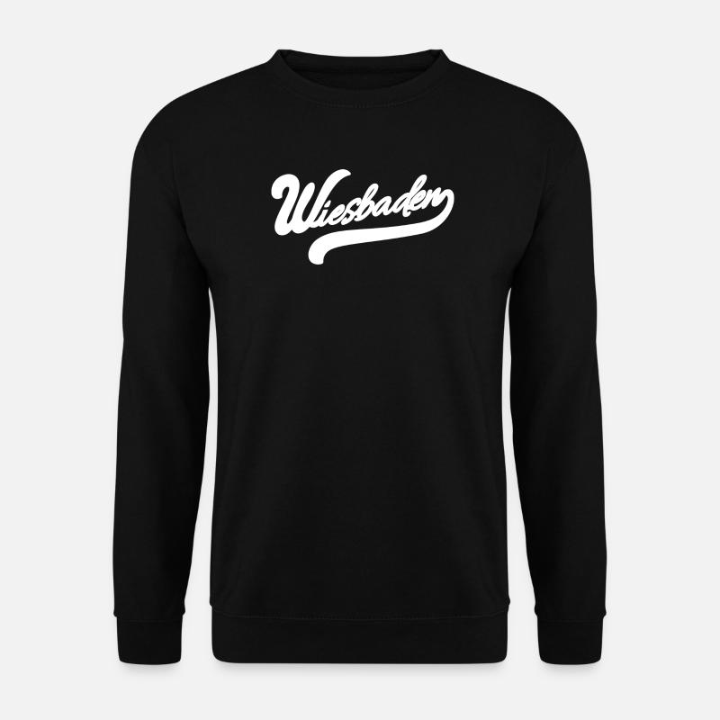 Wiesbaden Retro - Unisex Sweatshirt - black