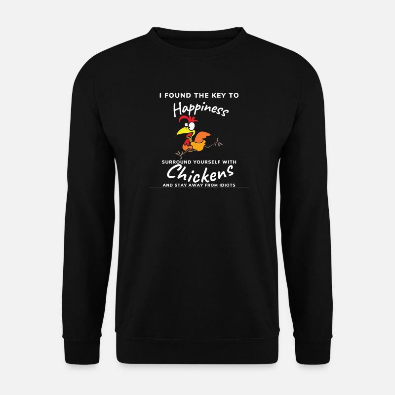 Love Chickens - Unisex Sweatshirt - black