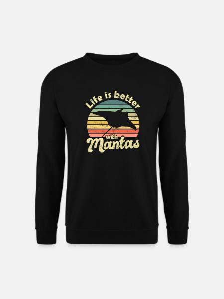 Manta Rays Manta - Unisex Sweatshirt - black