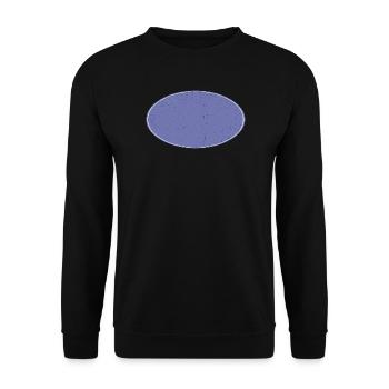 Oval Background Dirty Purple - Unisex Sweatshirt - black - Front - Alina (178cm) & Michal (187cm)