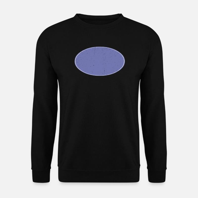 Ovaler Background Hintergrund schmutzig violett - Unisex Pullover - Schwarz