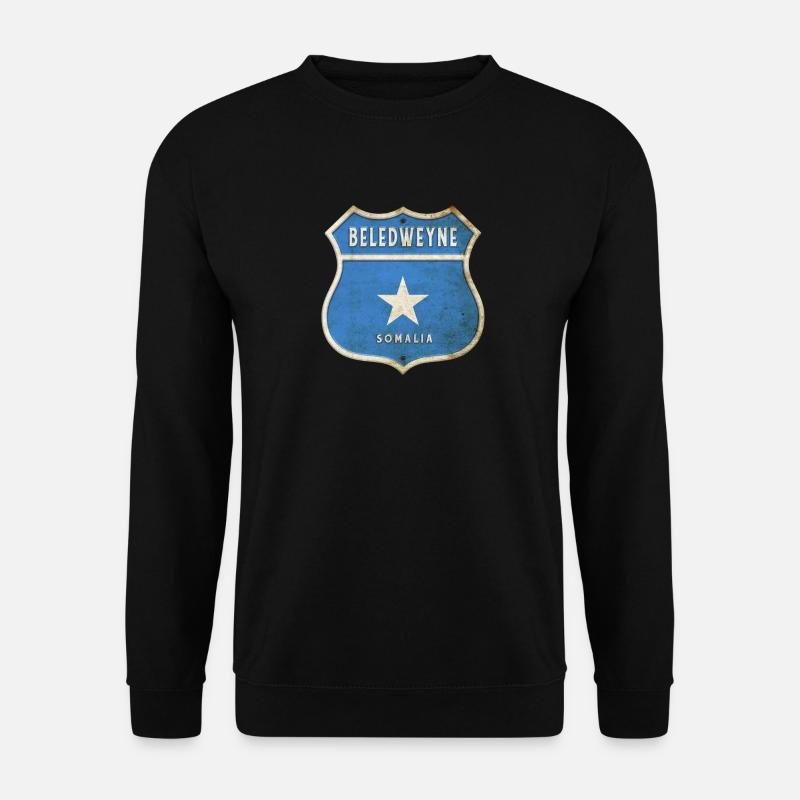 Design du drapeau somalien Beledweyne - Sweat-shirt Unisexe - noir