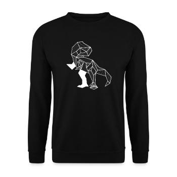 Trex - Unisex Pullover - Schwarz - Vorne - Alina (178cm) & Michal (187cm)