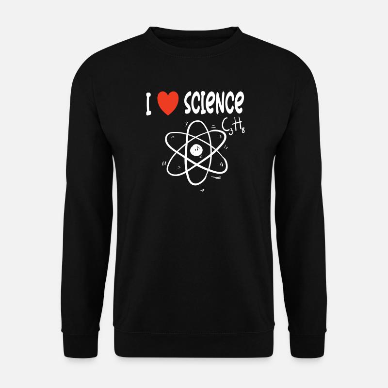 I love science - Unisex Sweatshirt - black