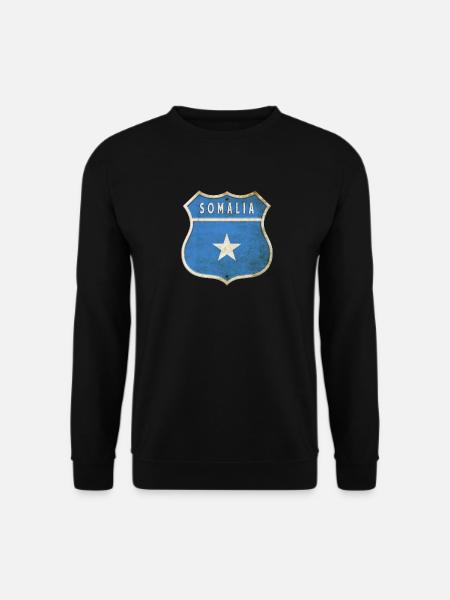 Somalia Wappen Flaggen Design - Unisex Pullover - Schwarz