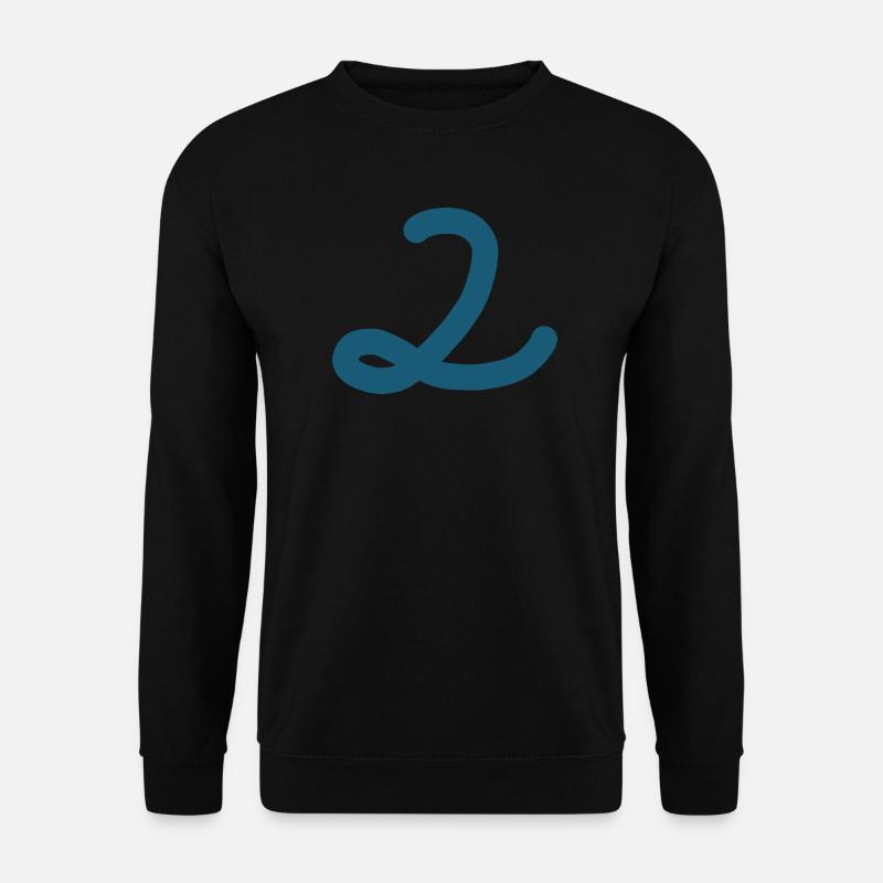 2 Number two number - Unisex Sweatshirt - black