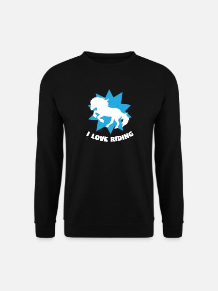 Chevaux Equitation Déclaration Chevaux islandais Amour Cheval - Sweat-shirt Unisexe - noir