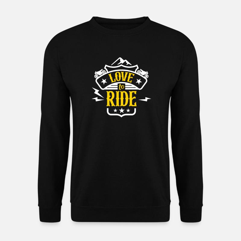 Liebe zum Reiten - Unisex Pullover - Schwarz
