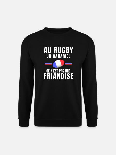 rugby, fan de rugby, rugby sport, rugby humour - Sweat-shirt Unisexe - noir