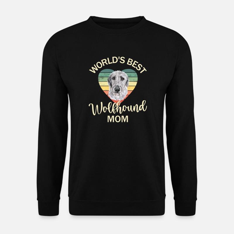 Irish wolfhound - Unisex Sweatshirt - black