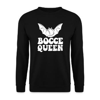 Bocce Queen Boules Bal Halloween Costume Boule - Sweat-shirt Unisexe - noir - Devant - Alina (178cm) & Michal (187cm)
