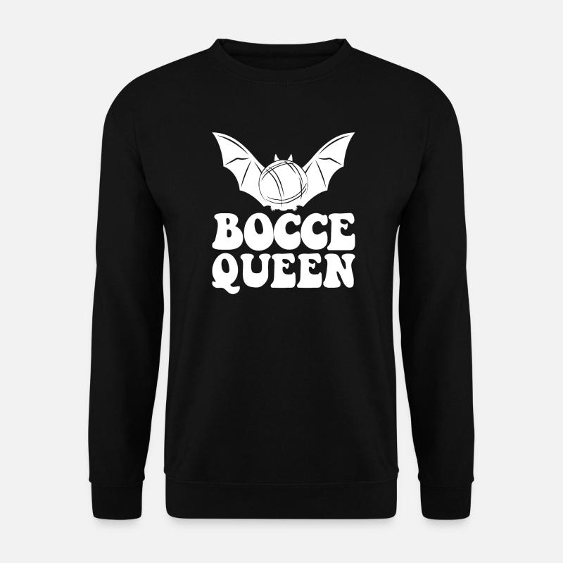Bocce Queen Boules Ball Halloween Kostym Boule - Unisextröja - svart