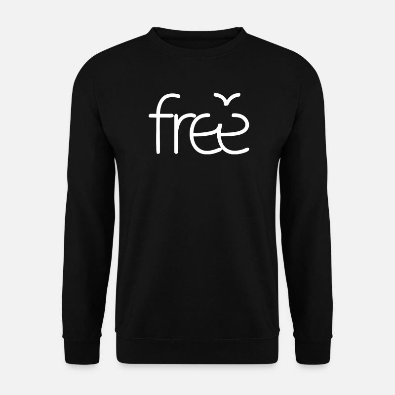 Free (dark) - Unisex Sweatshirt - black