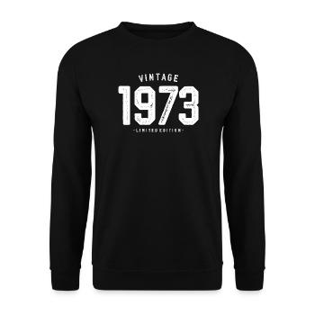 Millésime 1973 Edition Limitée - Sweat-shirt Unisexe - noir - Devant - Alina (178cm) & Michal (187cm)