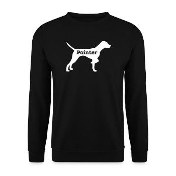 Pointer - Unisex Sweatshirt - black - Front - Alina (178cm) & Michal (187cm)
