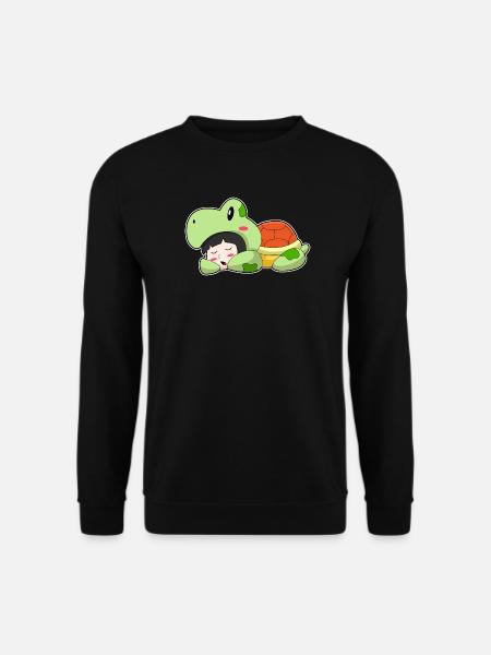 Turtle Girl Costume - Unisex Sweatshirt - black